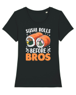 Sushi Rolls Before Bros Tricou mânecă scurtă guler larg fitted Damă Expresser