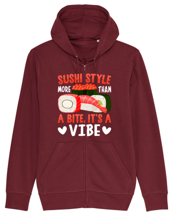Sushi Style More Than a Bite, It's a Vibe Burgundy