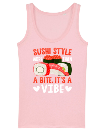 Sushi Style More Than a Bite, It's a Vibe Cotton Pink