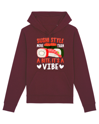 Sushi Style More Than a Bite, It's a Vibe Burgundy