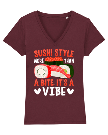 Sushi Style More Than a Bite, It's a Vibe Burgundy