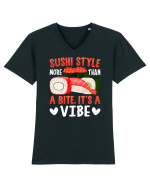 Sushi Style More Than a Bite, It's a Vibe Tricou mânecă scurtă guler V Bărbat Presenter
