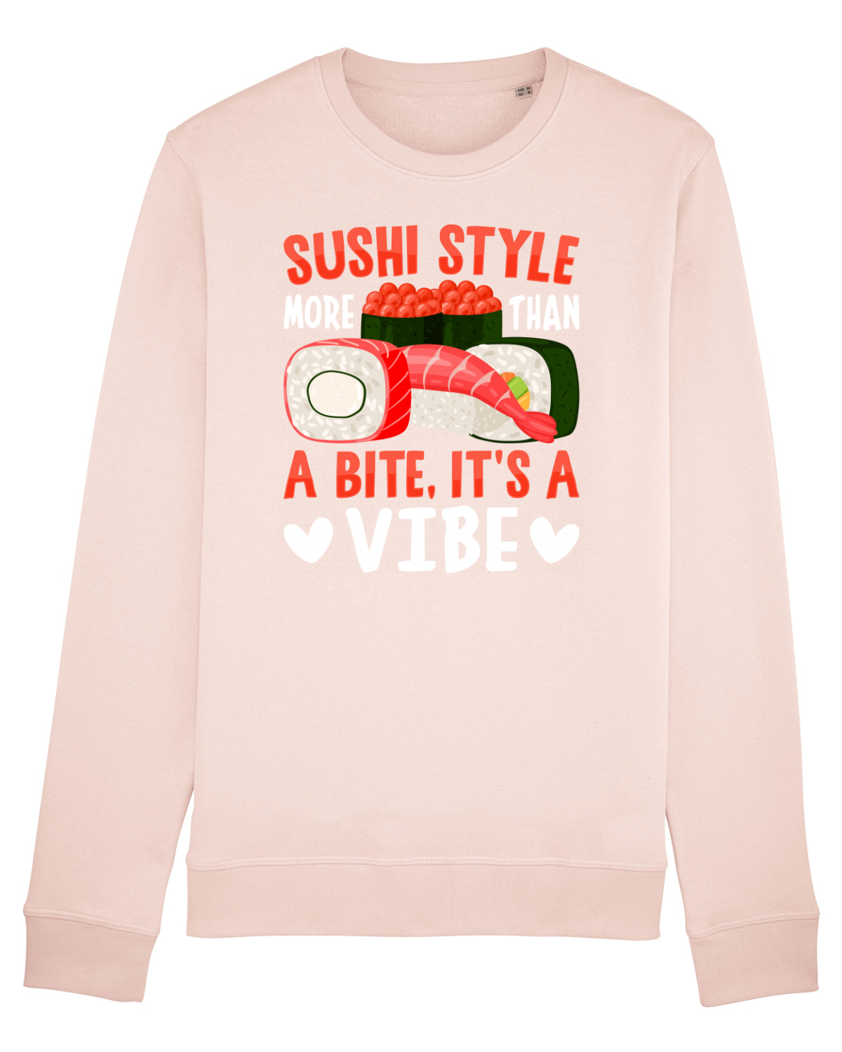 Bluză mânecă lungă Unisex Rise Candy Pink