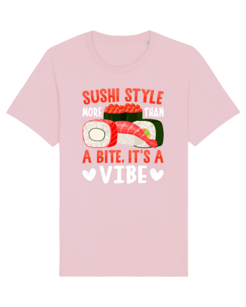 Sushi Style More Than a Bite, It's a Vibe Cotton Pink