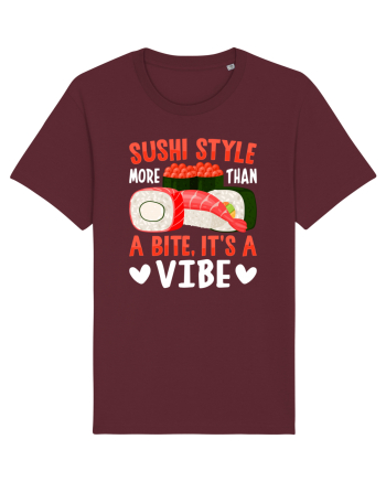Sushi Style More Than a Bite, It's a Vibe Burgundy
