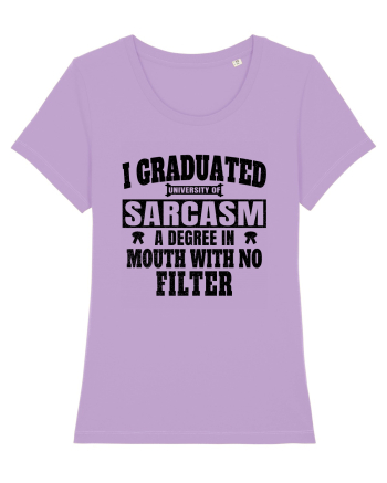 I Graduated University Of Sarcasm bk Lavender Dawn