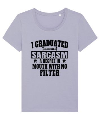 I Graduated University Of Sarcasm bk Lavender