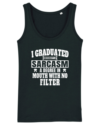 I Graduated University Of Sarcasm wh Black