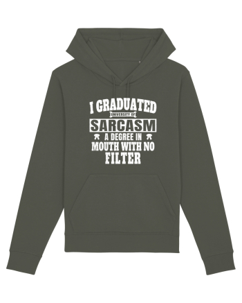 I Graduated University Of Sarcasm wh Khaki