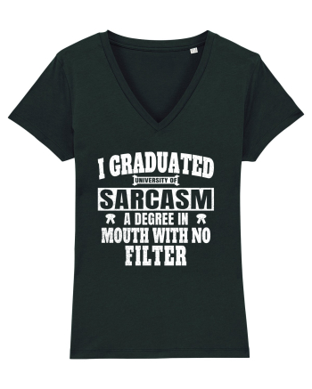 I Graduated University Of Sarcasm wh Black