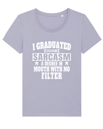 I Graduated University Of Sarcasm wh Lavender