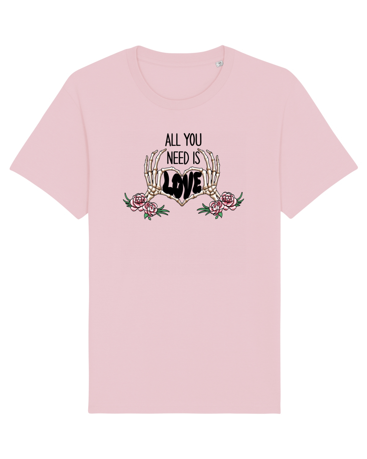 Tricou mânecă scurtă Unisex Rocker Cotton Pink