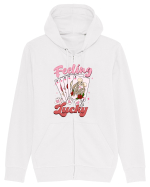 Anti Valentine Day - Feeling lucky Hanorac cu fermoar Unisex Connector
