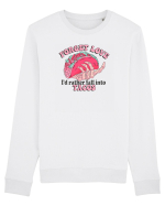 Anti Valentine Day - Forget love fall into tacos Bluză mânecă lungă Unisex Rise