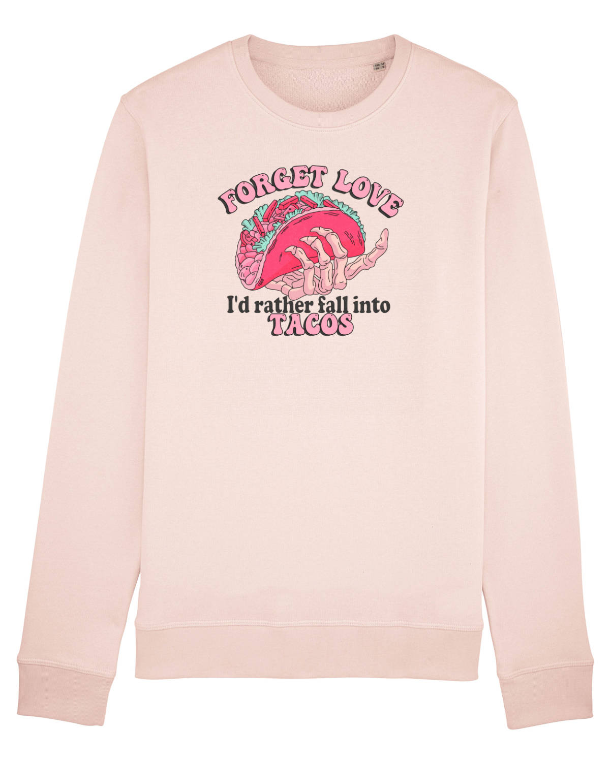 Bluză mânecă lungă Unisex Rise Candy Pink