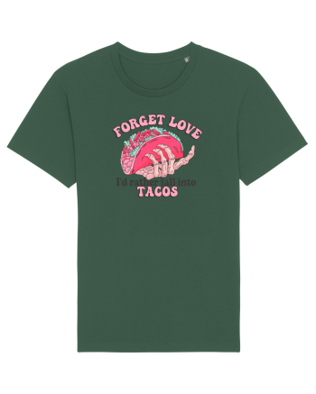 Anti Valentine Day - Forget love fall into tacos Bottle Green