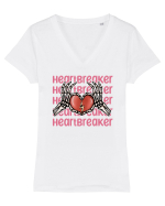 Anti Valentine Day - Heartbreaker Tricou mânecă scurtă guler V Damă Evoker