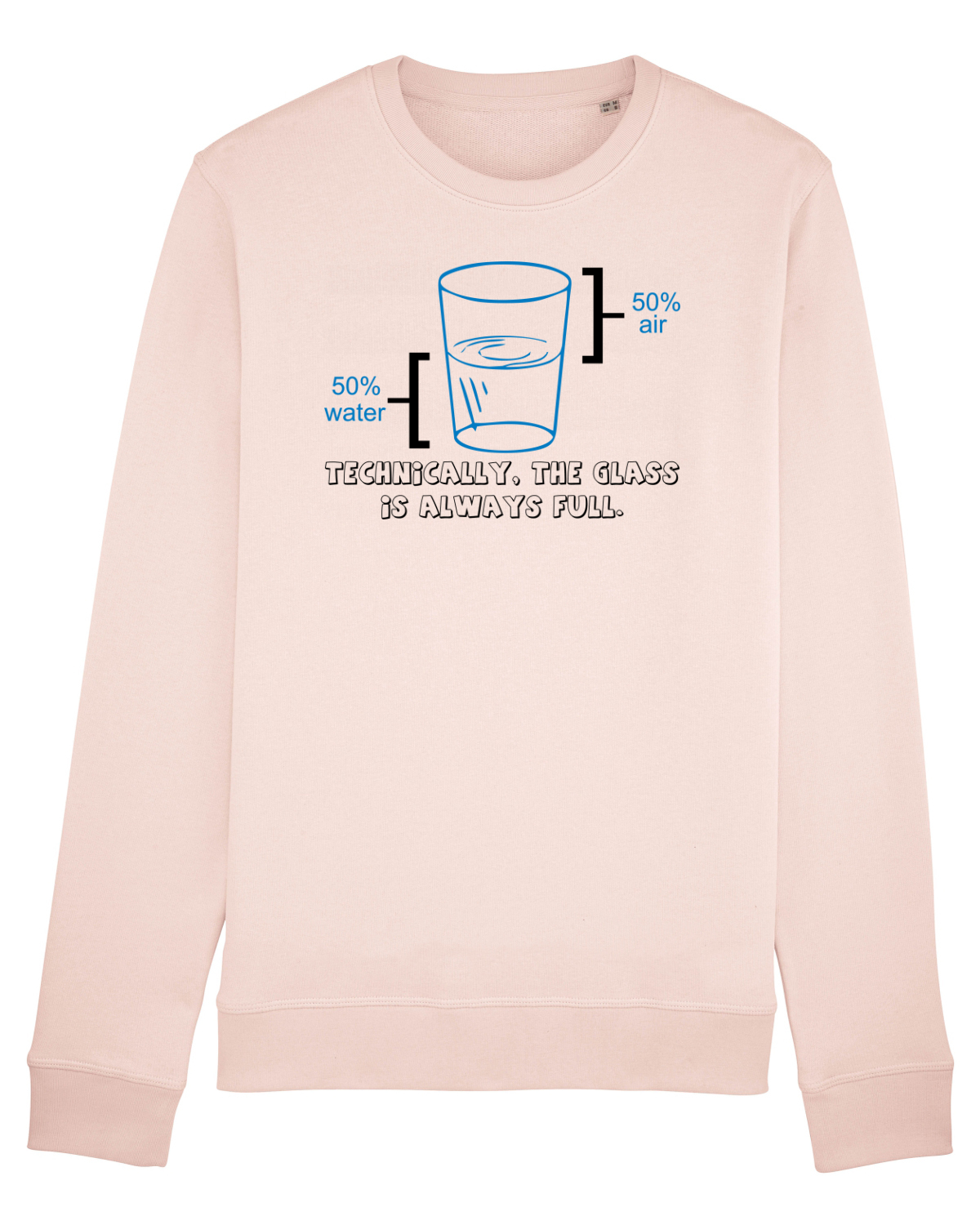Bluză mânecă lungă Unisex Rise Candy Pink