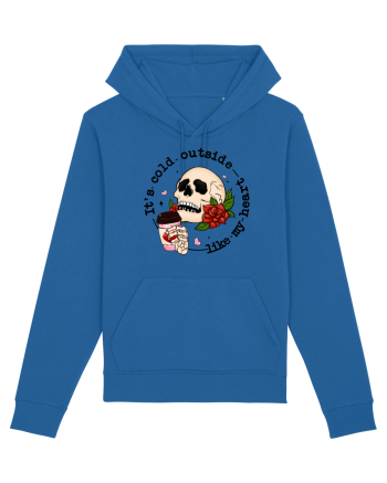Anti Valentine Day - Its cold outside - like my heart Royal Blue
