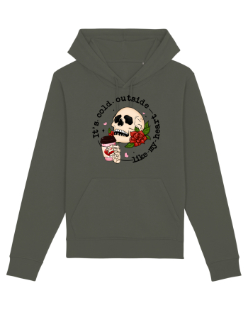 Anti Valentine Day - Its cold outside - like my heart Khaki
