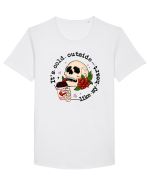 Anti Valentine Day - Its cold outside - like my heart Tricou mânecă scurtă guler larg Bărbat Skater