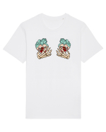 Anti Valentine Day - Look into my hearts to see the pain Tricou mânecă scurtă Unisex Rocker