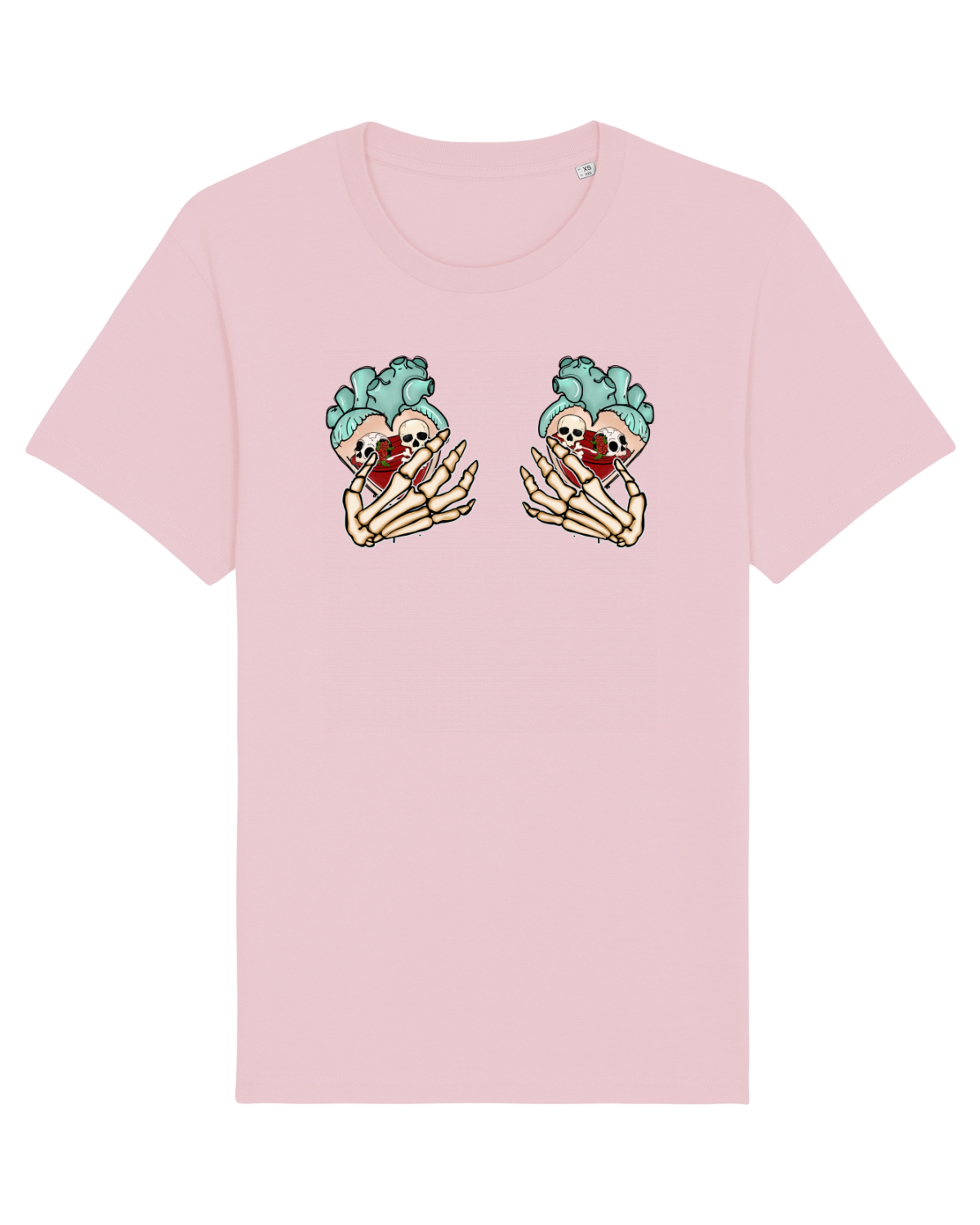 Tricou mânecă scurtă Unisex Rocker Cotton Pink