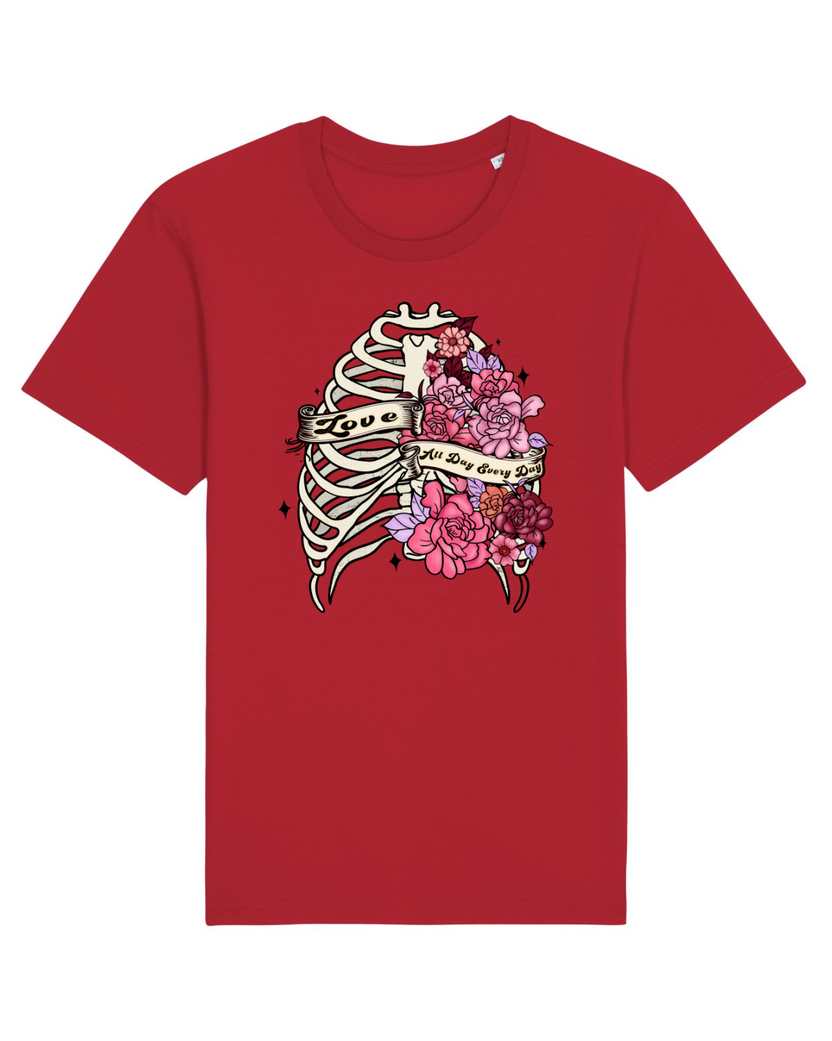 Tricou mânecă scurtă Unisex Rocker Red