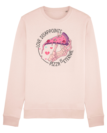 Anti Valentine Day - Love dissapoints, pizza is eternal Candy Pink