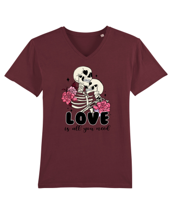 Anti Valentine Day - Love is all you need in life or in death Burgundy