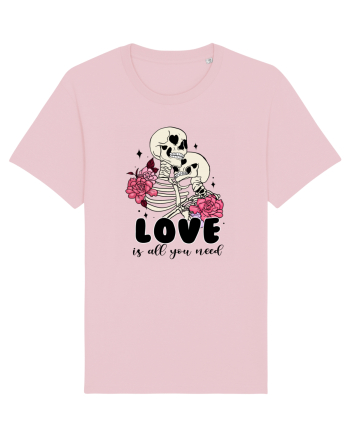 Anti Valentine Day - Love is all you need in life or in death Cotton Pink