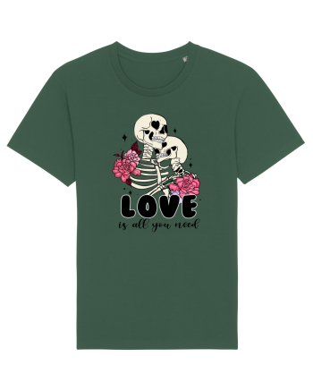 Anti Valentine Day - Love is all you need in life or in death Bottle Green