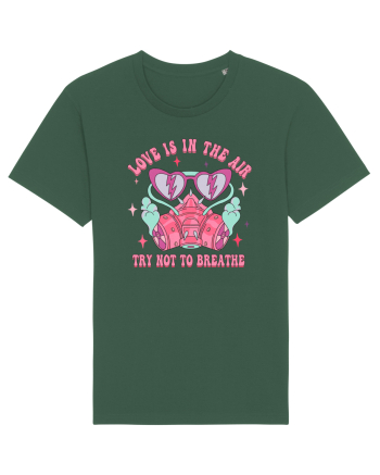 Anti Valentine Day - Love is in the air try not to breathe Bottle Green