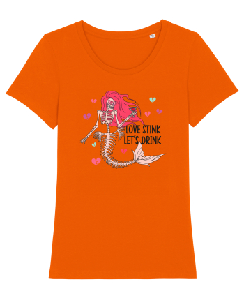 Anti Valentine Day - Love stink, lets drink Bright Orange