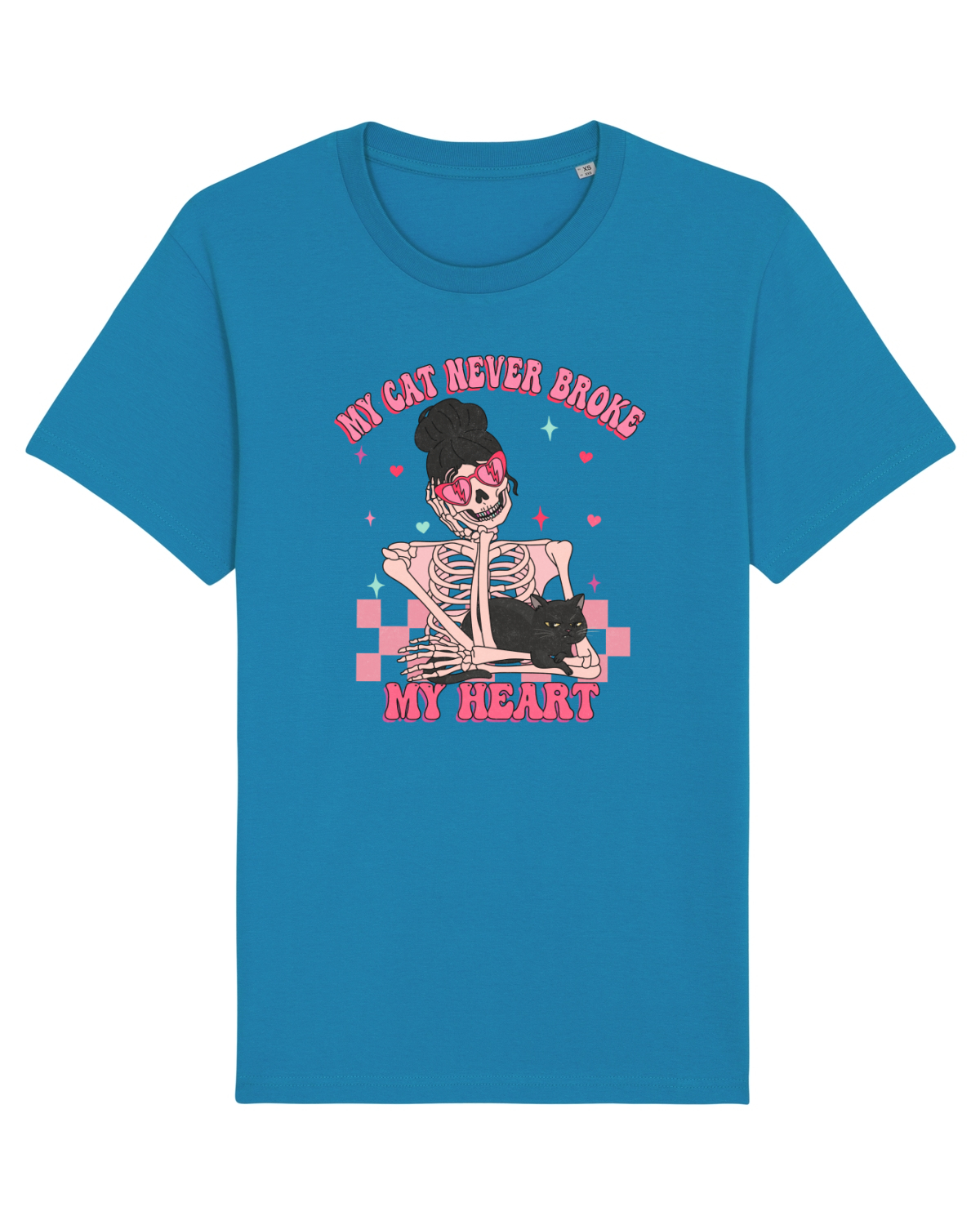 Tricou mânecă scurtă Unisex Rocker Azur