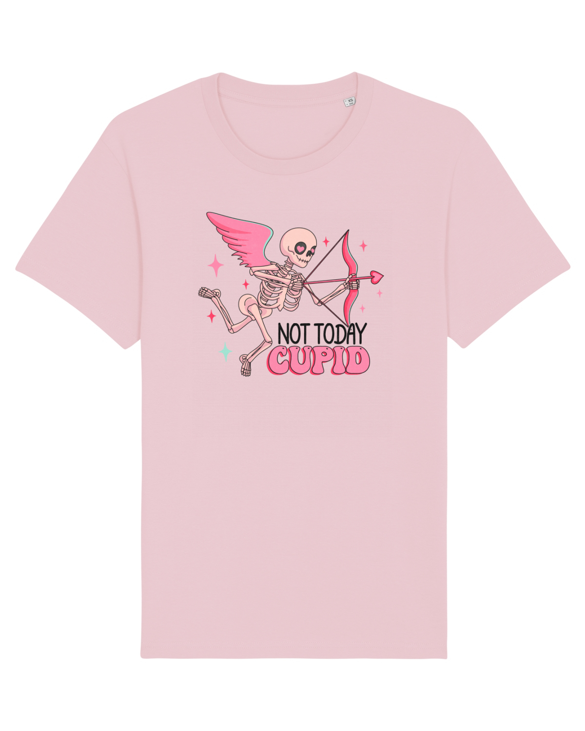 Tricou mânecă scurtă Unisex Rocker Cotton Pink