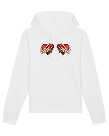 Anti Valentine Day - Ripped hearts White