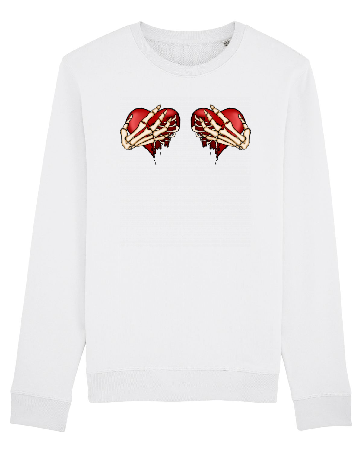 Bluză mânecă lungă Unisex Rise White