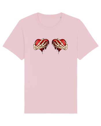 Anti Valentine Day - Ripped hearts Cotton Pink