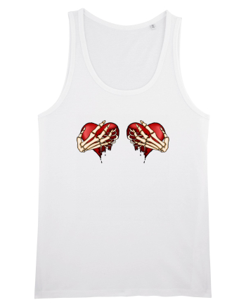 Anti Valentine Day - Ripped hearts White