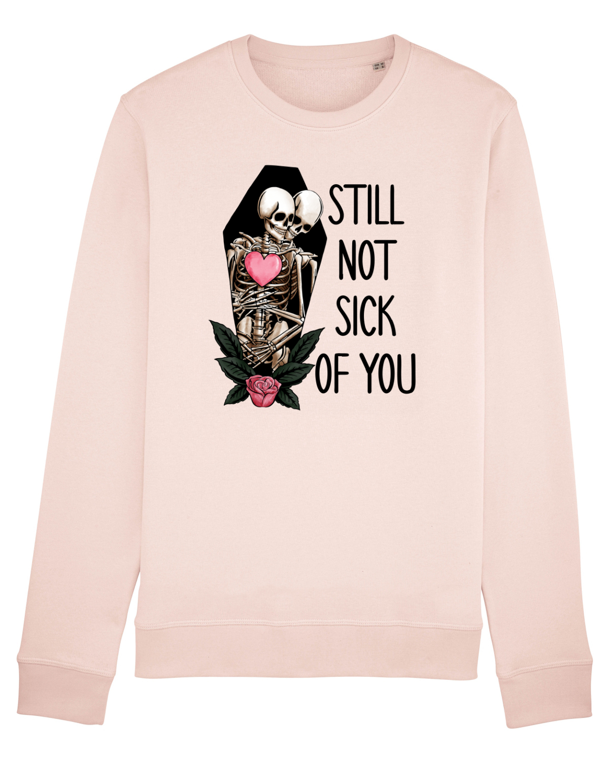 Bluză mânecă lungă Unisex Rise Candy Pink