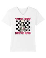 Anti Valentine Day - True love never dies v2 Tricou mânecă scurtă guler V Bărbat Presenter