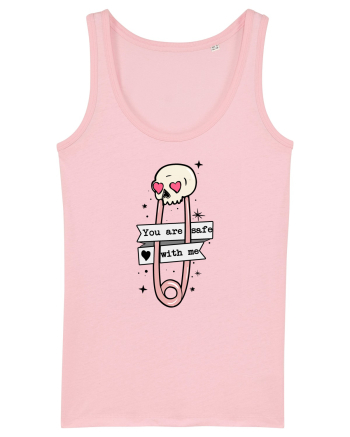 Anti Valentine Day - You are safe with me Cotton Pink