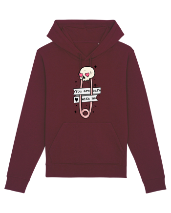 Anti Valentine Day - You are safe with me Burgundy