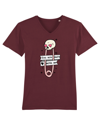 Anti Valentine Day - You are safe with me Burgundy