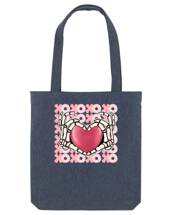Anti Valentine Day - Your hands are holding my heart Midnight Blue