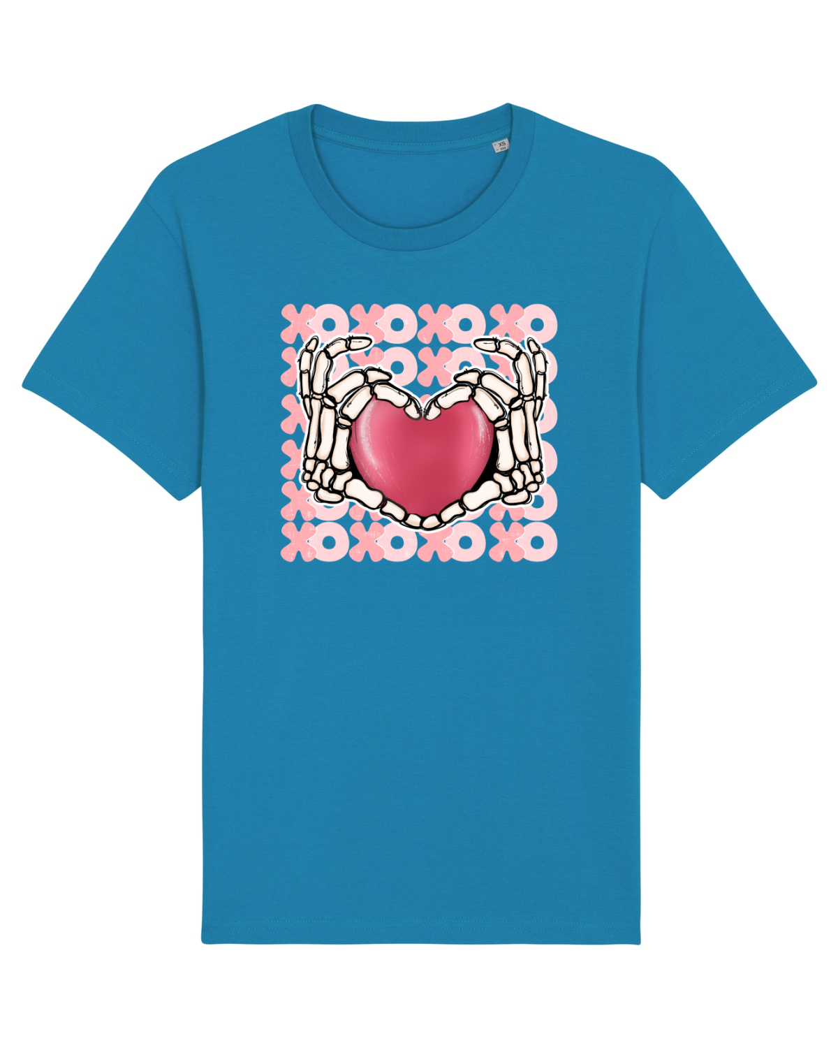 Tricou mânecă scurtă Unisex Rocker Azur