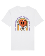 retro chic de Ziua Îndrăgostiților - All You Need Is Love And Rainbows Tricou mânecă scurtă Unisex Rocker
