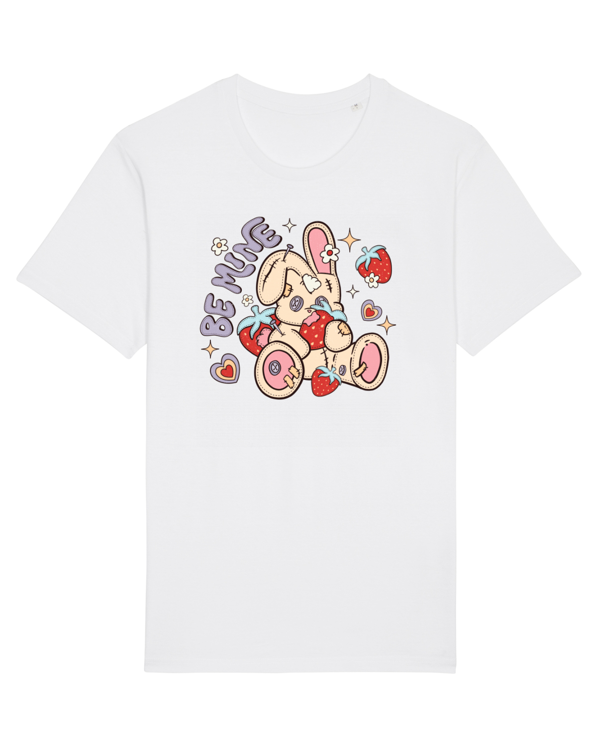 Tricou mânecă scurtă Unisex Rocker White