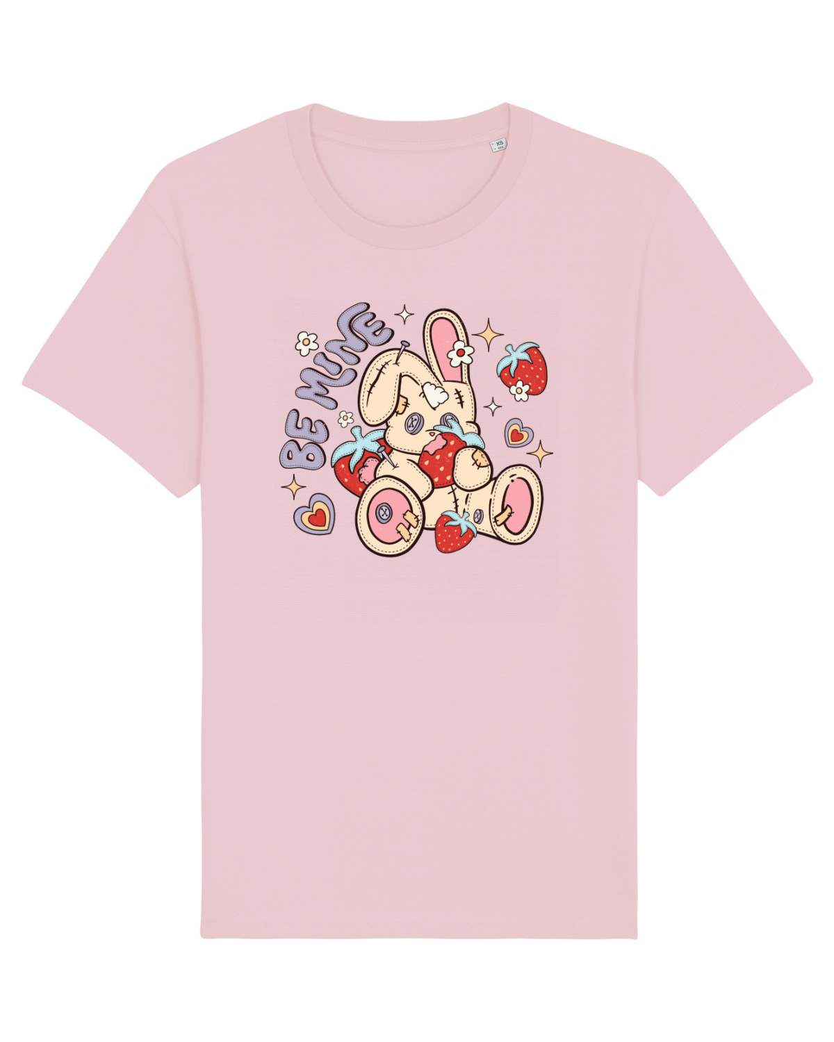 Tricou mânecă scurtă Unisex Rocker Cotton Pink
